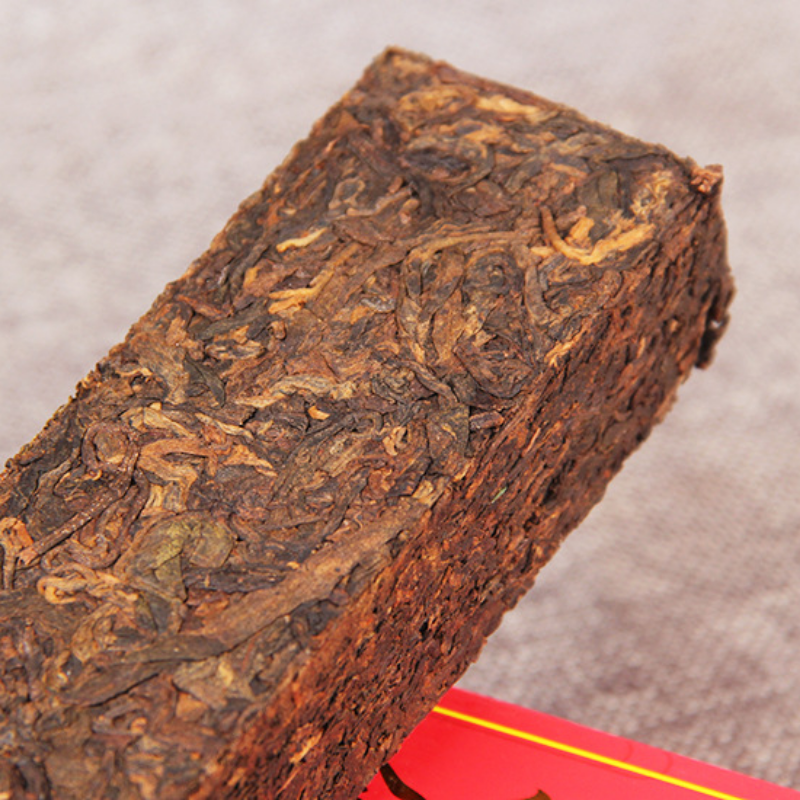 300g Puerh Ripe Tea Aged Golden Bar Spring Tea Ancient Tree Pu'er Tea Black Tea