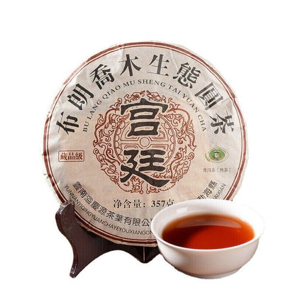 Palace Pu-Erh Cooked Tea Cake Premium Yunnan Ecological Pu'er Black Tea 12.6oz