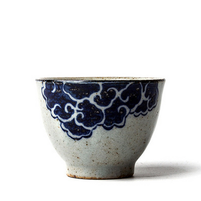 6 Style Vintage Chinese Pottery Cups Beautiful Wine Tea Cup Set Teaware