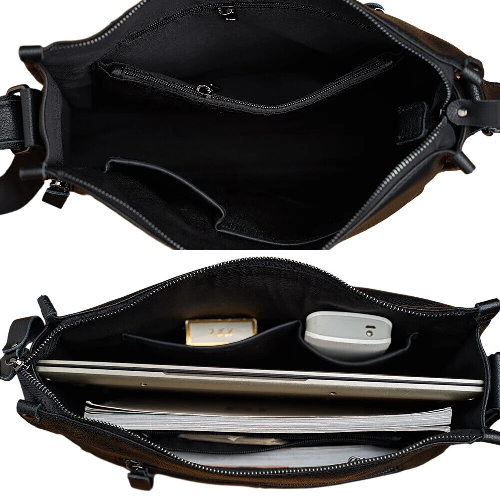 Men's Shoulder Bag Crossbody Bag Business Messenger Bag Large-Capacity