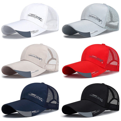 Visor Sun Hat Quick Dry Mesh Classic Baseball Cap Outdoor Golf Breathable Hat