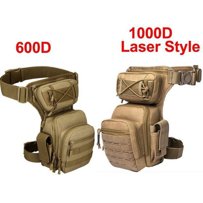 Men Leg Bag Waist Bag Utility Belt Pack Hiking Male Hip Bags Tactical Waist Bag