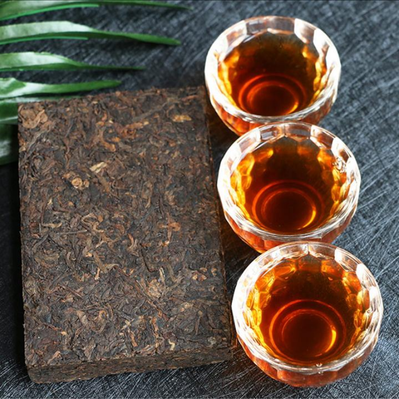 250g Menghai Old Tea Brick Yunnan Aged Tree Pu-erh Tea Organic Puerh Black Tea