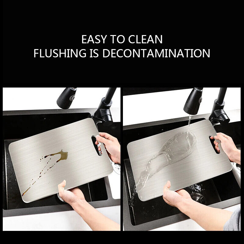 Chopping Block Stainless Steel Easy To Clean Fruit Vegetable Meat Cutting Board