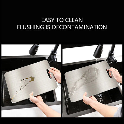 Chopping Block Stainless Steel Easy To Clean Fruit Vegetable Meat Cutting Board
