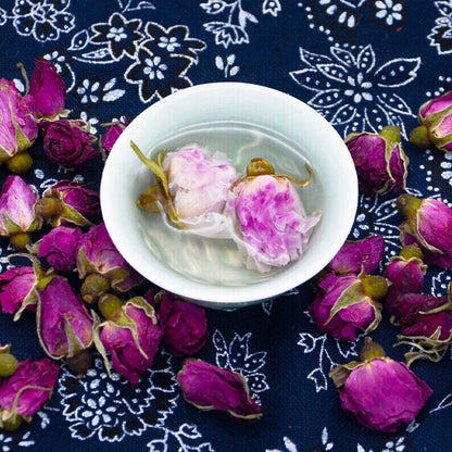 Rose Buds Tea,rose Flowers Chinese Flower Tea,blooming Flower Tea 17.6oz/35.2oz