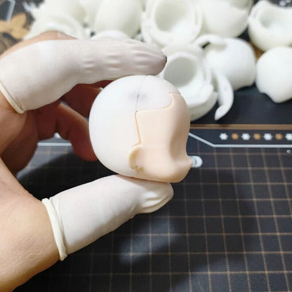 Pottery Clay Tools Resin Empty Shell Dolls Heads Magnetic Suction Insertion Type