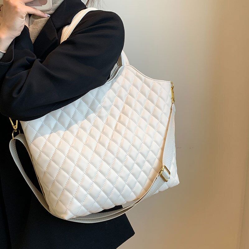Women Tote Bag Handbags Leather Shoulder Bag Simple Handbags