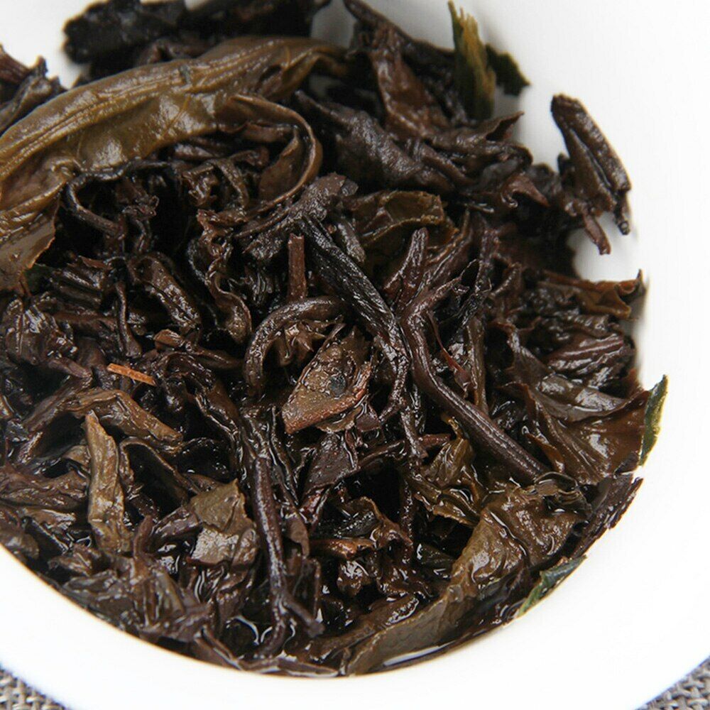 357g Top Menghai Glutinous Rice Fragrant Ripe Puer Tea Qi Zi Bing Shu Puerh Tea
