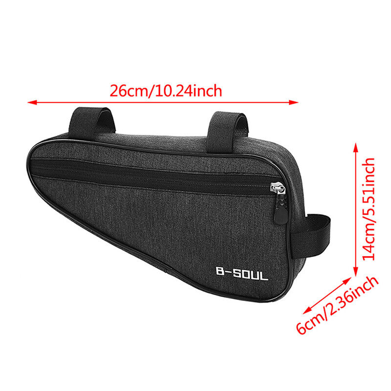 Bike Bicycle Bag Waterproof Triangle Bike Bag Front Tube Frame Bag Mountain Lrc