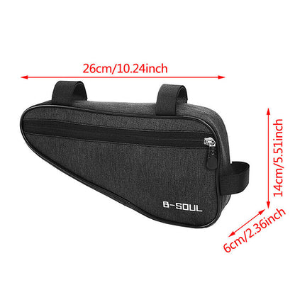 Bike Bicycle Bag Waterproof Triangle Bike Bag Front Tube Frame Bag Mountain Lrc