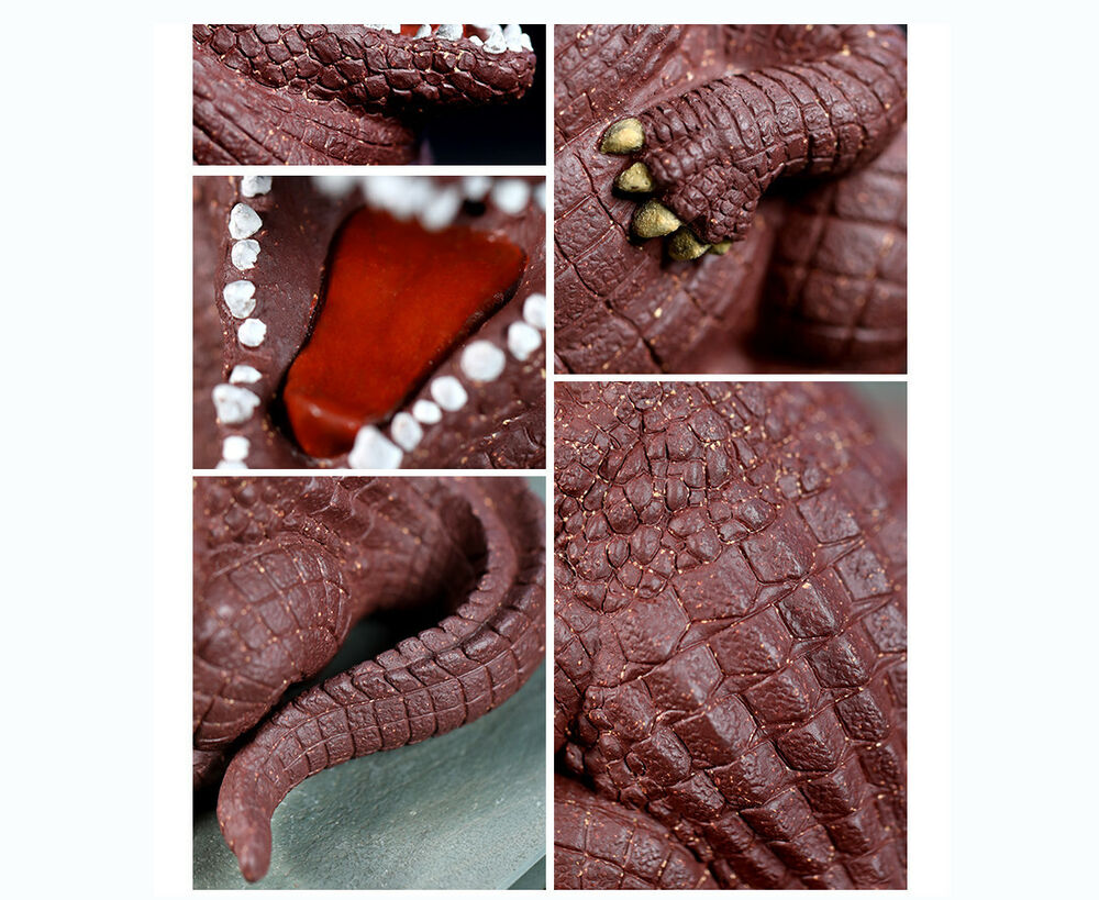 chinese yixing zisha handmade tea pet crocodile decoration Purple Clay 