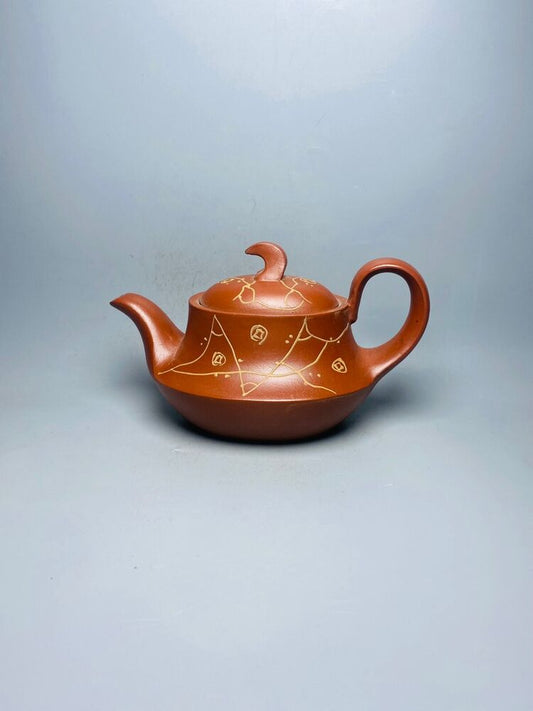 Chinese Yixing Zisha Clay Handmade Exquisite Teapot （一帆风顺 底款：蒋蓉）