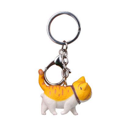New Lovely Cat Kitten Keychain Keyring Handbag Pendant Ornament Kids Toy Gif-ca