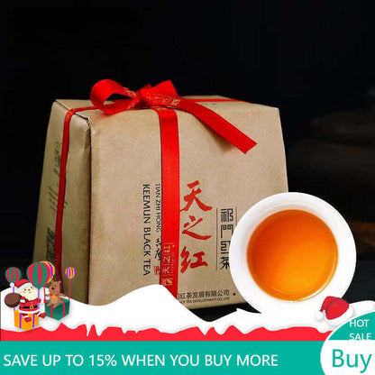 180g Qimen Black Tea Bag Package Keemun Loose Leaf Tea Premium Kungfu Black Tea
