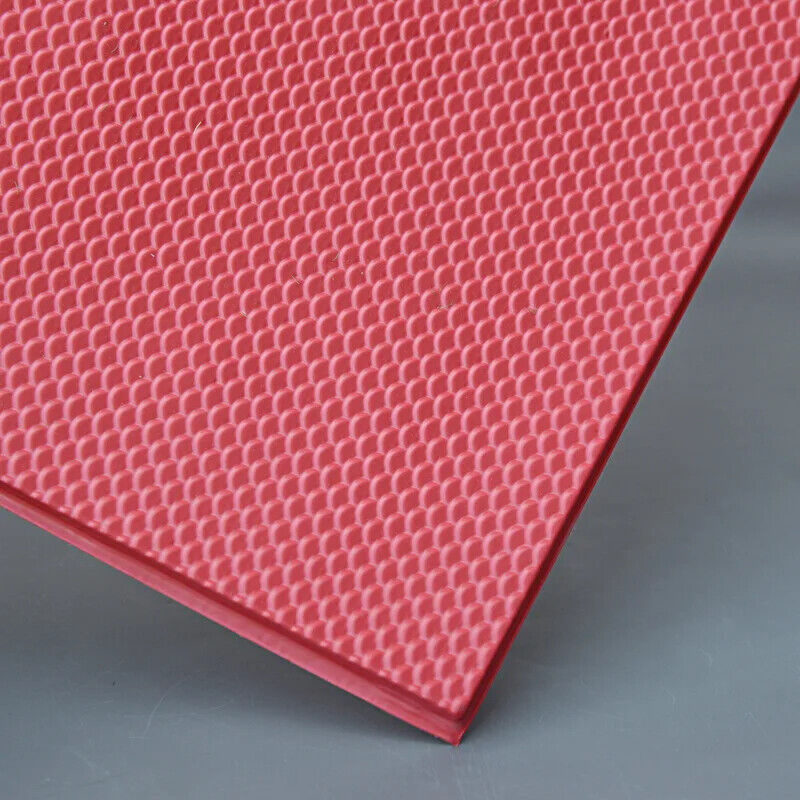 Dollhouse Sandplate Parts 20x30cm PVC Red Tile Fish Scale Wall Model Accessories