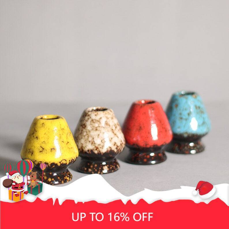 Ceramic Chasen Holder|Bamboo Whisk Holder|Tea Accessories