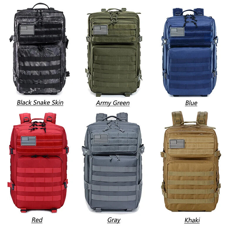50L Camouflage Army Backpack Men Tactical Bags backpack Trekking Rucksack Bag