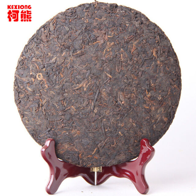 357g Black Tea Cake Ripe Puer Tea 30 Years Chinese Yunnan Pu-Erh Tea slimming