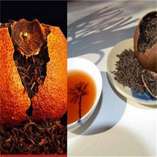 Big Red Mandarin Pu-Erh Menghai Black Tea Natural Tangerine Peel Pu'er Tea 500g