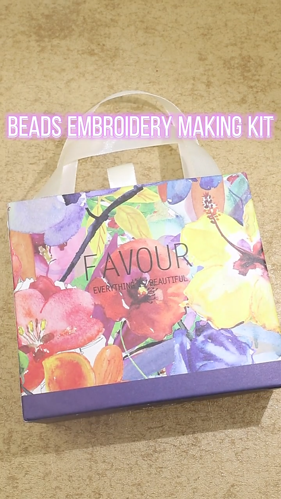 Beading Embroidery Kits 4~39Pcs Glass Seed Bead Needlework Jewelry Crafts Making