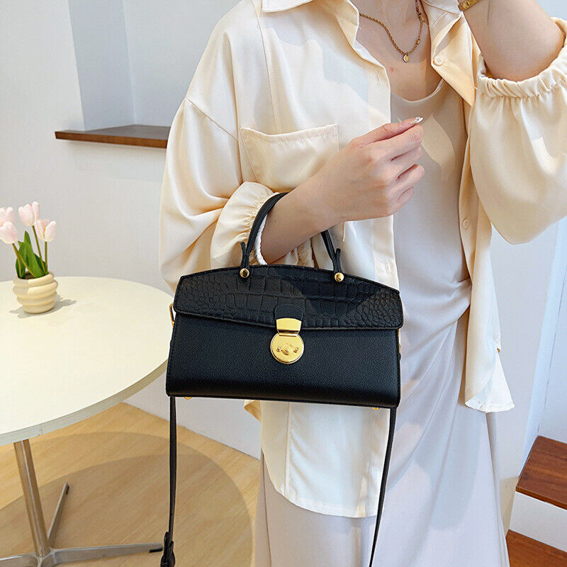 Ladies Handbag Genuine Leather Hobo Satchels Tote Crossbody Shoulder Bag Purse