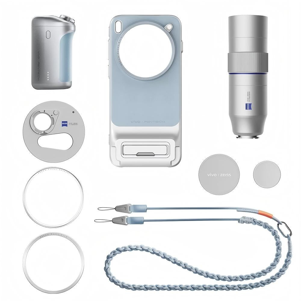 Vivo X300 Pro Telephoto Kit – Zeiss 2.35× Extender, PGYTECH Grip, Case, Filters