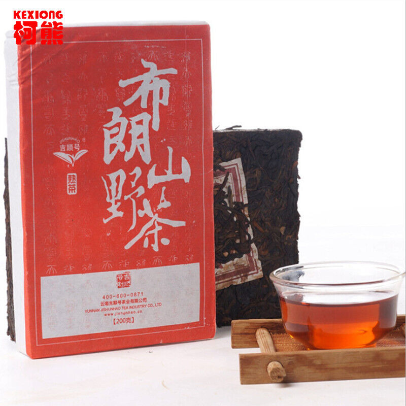 Chinese Ripe Pu-erh Tea Ancient Tree Pu Er Red Tea 200g Yunnan Organic Black Tea