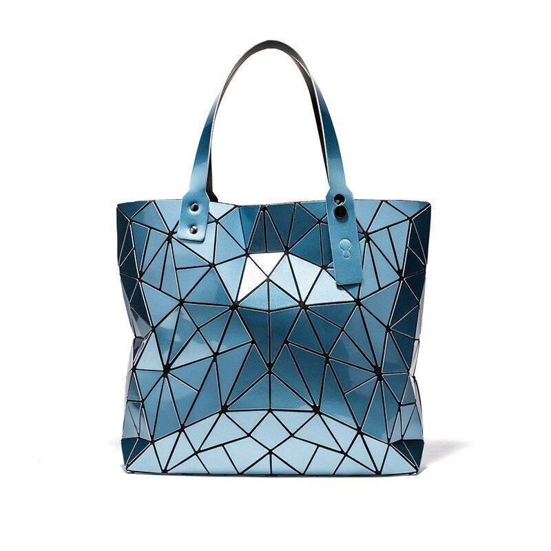 Women Bags Beach Large Tote Hologram Shoulder Bag Geometric Pouch 40*7.5*31.5 CM