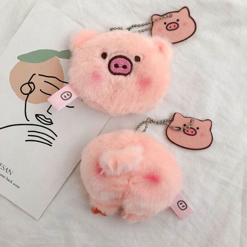 Bentoy Pig Plush Pink Soft Pig Keychain accessories Cute Student Bag Accessories