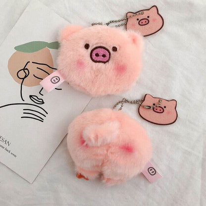 Bentoy Pig Plush Pink Soft Pig Keychain accessories Cute Student Bag Accessories