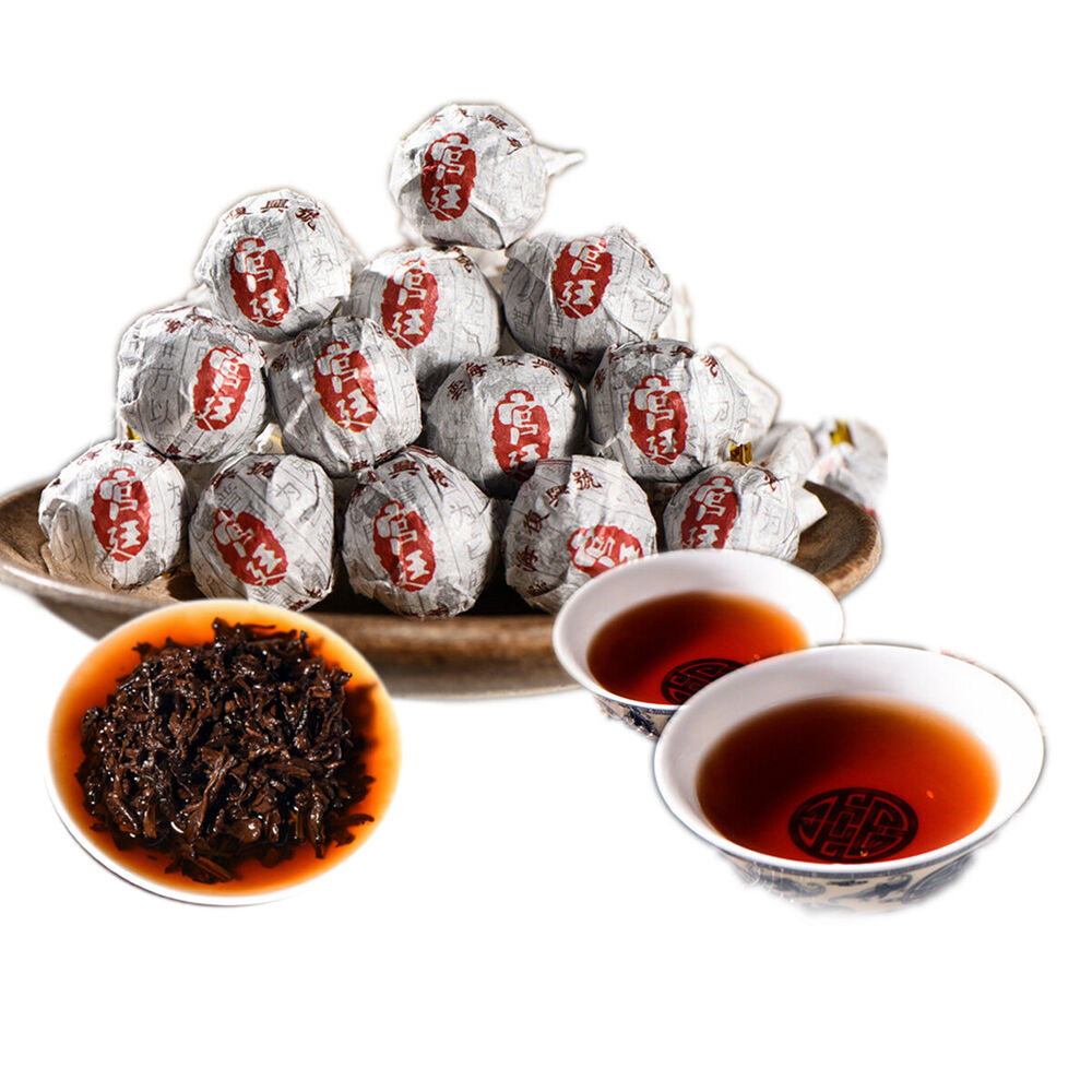Cooked Tea Black Puerh Tea Premium Puer Tuo Cha Dragon Ball Mini Organic Tea