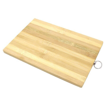 Cutting Board Bamboo Wood Light Organic Chopping Block Kitchen Tools 30x20x1.2cm