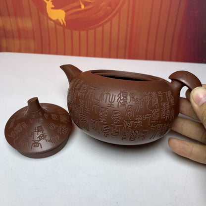 Vintage Chinese Yixing Purple Clay Teapot Zisha Ceremony Teaware Collection Art
