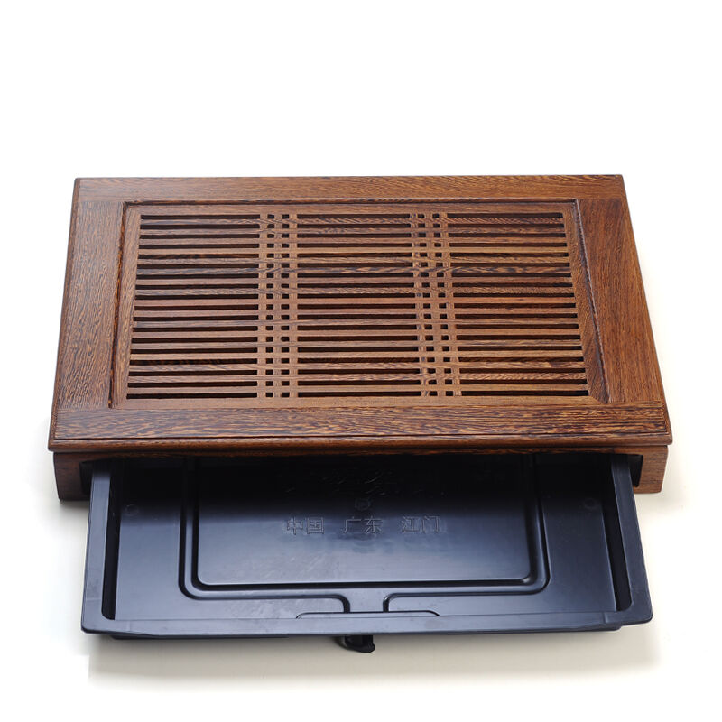 Boutique Tea Tray Wenge Wood Tea Table Chicken-wing Wood Tea Boat For Tea House