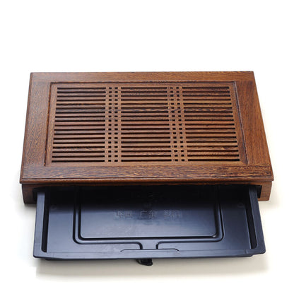 Boutique Tea Tray Wenge Wood Tea Table Chicken-wing Wood Tea Boat For Tea House