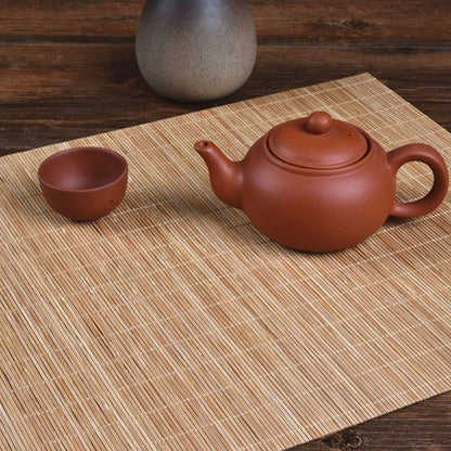 Table Runner Natural Bamboo Placemat Classic Style Tea Mats Heat Pad 10-50x100cm