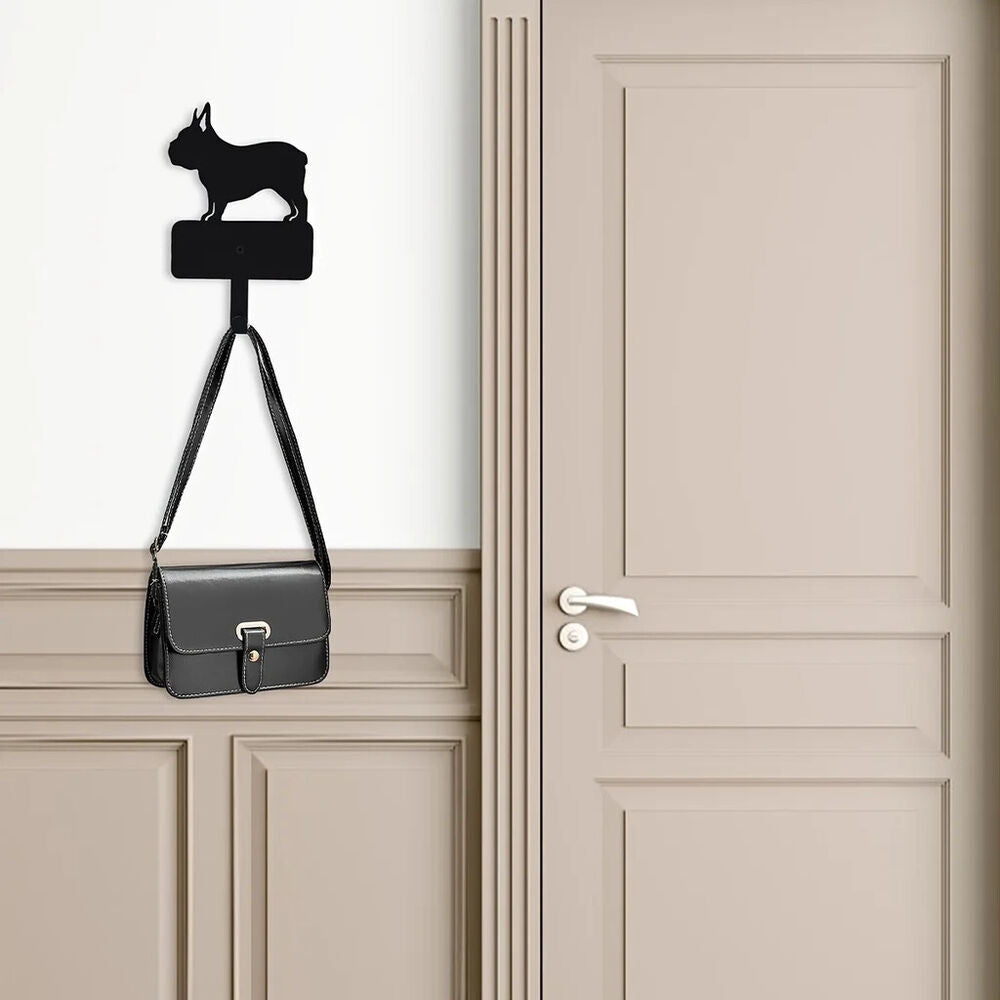 Bulldog Coat Hook Iron Puppy Hook Key & Hooks Wall Decoration Storage Supplies