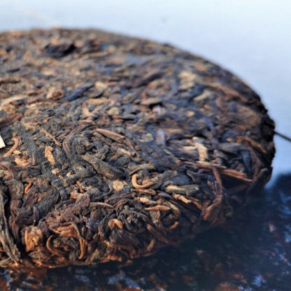 357g Health Care Bingdao Yunnan Ripe Tea Cake High Quality Cooked Pu'er Tea