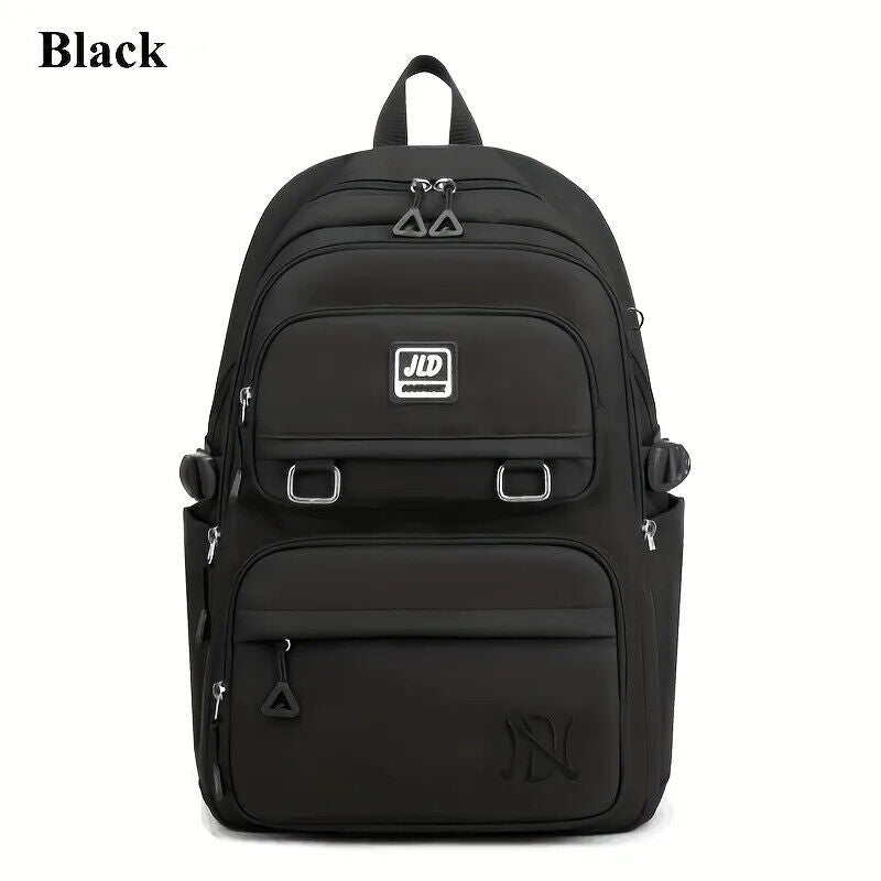 Students Backpack Nylon Double Shoulder Bag Fashion Travel College Bag