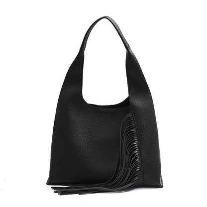 Small Handbag Women Spring Travel 2pcs/set Tassels Shoulder Bag