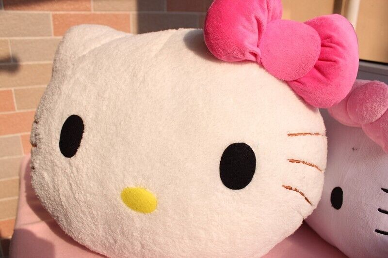 Hello Kitty Princess Bed Sofa Pillow Bedroom Headrest Pillow
