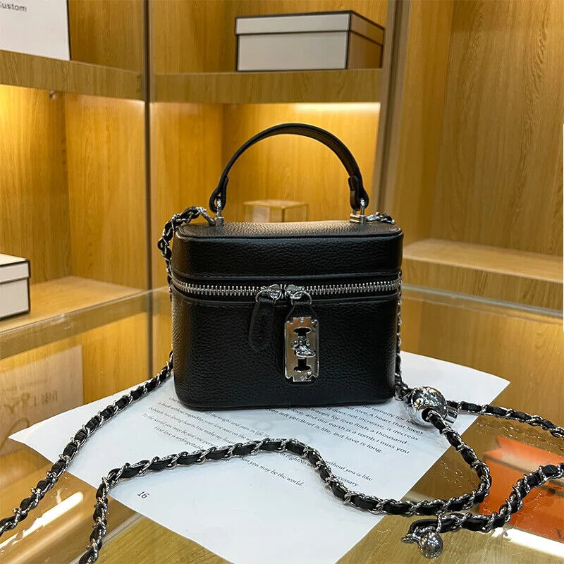 Flip Bag Mobile Phone Bag Women's Handbag PU Chain Shoulder Messenger Bag
