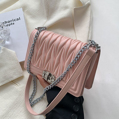 Chain Handle Shoulder Messenger Bags for Woman Square Bag