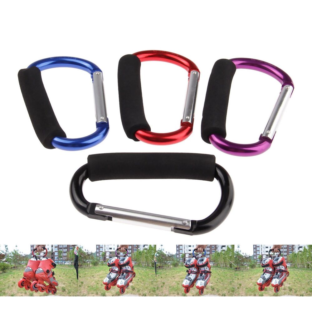 Multifunction Roller Skates Shoes Handle Buckle Metal Hook DShape Carabiner Clip
