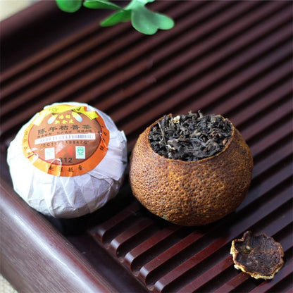 Ripe Pu Erh Tea Tangerine Peel Pu erh Orange Tea Yunnan Aged 250g