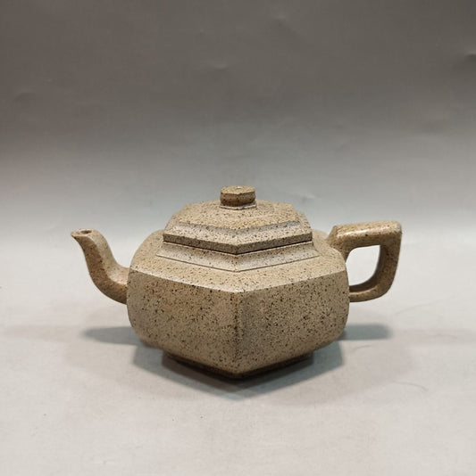 Chinese Yixing Zisha Clay Teapot Handmade Square kettle Li Qinxian 200ml