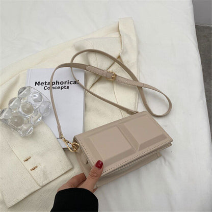 Shape Women's Flap Bag PU Leather Handbags Female Shoulder Crossbody Bag