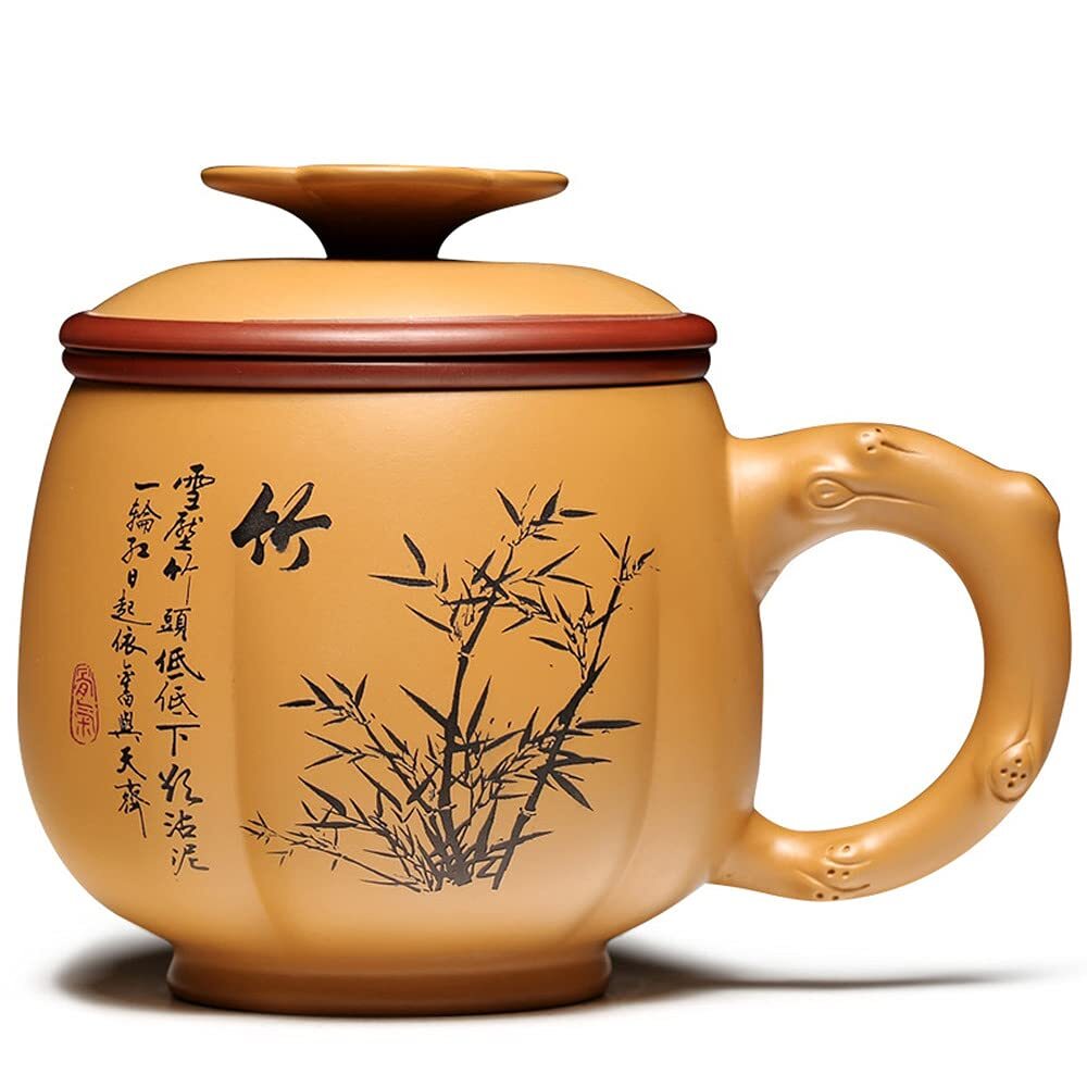 475ml Yixing Purple Clay Filter Tea Water Separation Tea Cup Tea Set Tea Cup Tea