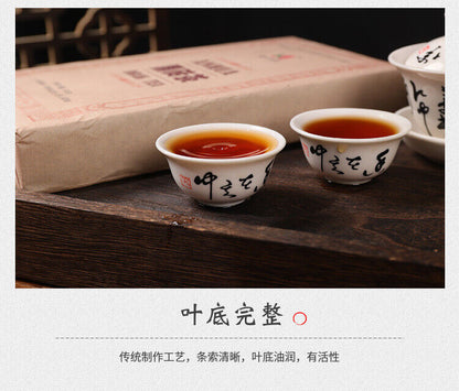 1000g Hunan Anhua black tea black brick tea old original leaf black brick tea